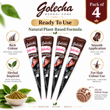 Golecha Mehendi Cone，Pack of 4