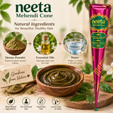 Neeta Mehendi Cone，Pack of 4