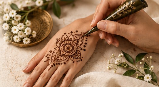 Henna Glow premium henna cone set